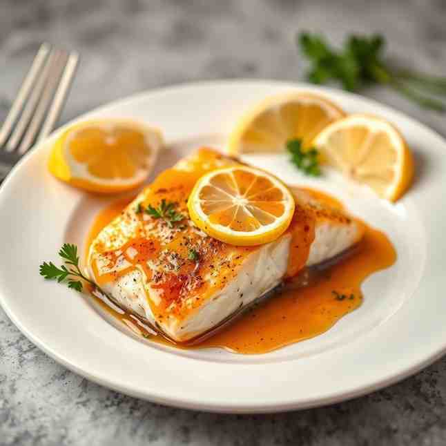 Easy Maple Salmon with Lemon - Baked Arctic Char Recipe